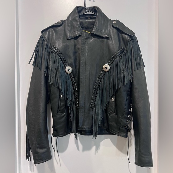 Vintage Men’s Leather Jacket - Picture 1 of 9